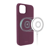 Hama MagCase Finest Feel PRO, kryt pro Apple iPhone 13 mini, bordov