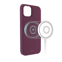 Hama MagCase Finest Feel PRO, kryt pro Apple iPhone 13, bordov