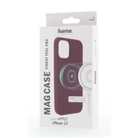 Hama MagCase Finest Feel PRO, kryt pro Apple iPhone 13, bordov