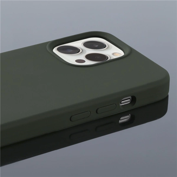 Hama MagCase Finest Feel PRO, kryt pro Apple iPhone 13 Pro, zelený