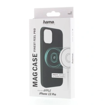 Hama MagCase Finest Feel PRO, kryt pro Apple iPhone 13 Pro, zelený