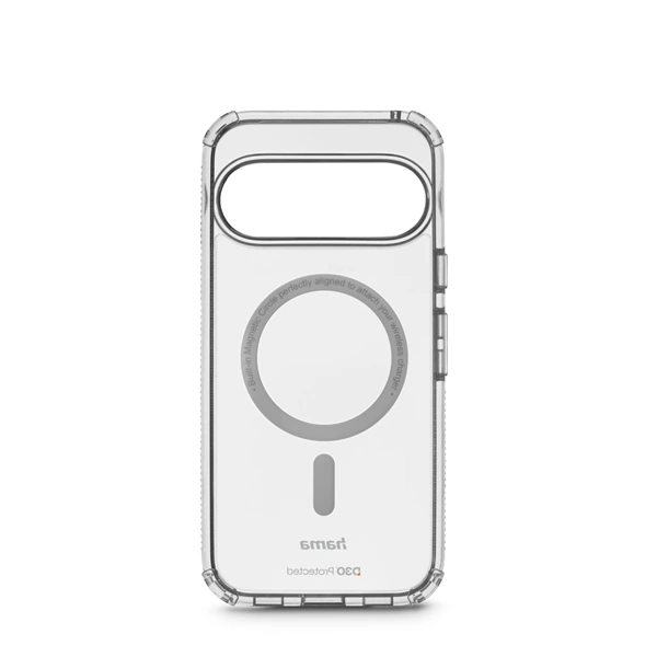 Hama Extreme Protect, kryt pro Google Pixel 10/10 Pro, magnetický, D3O®, nežloutne, průhledný