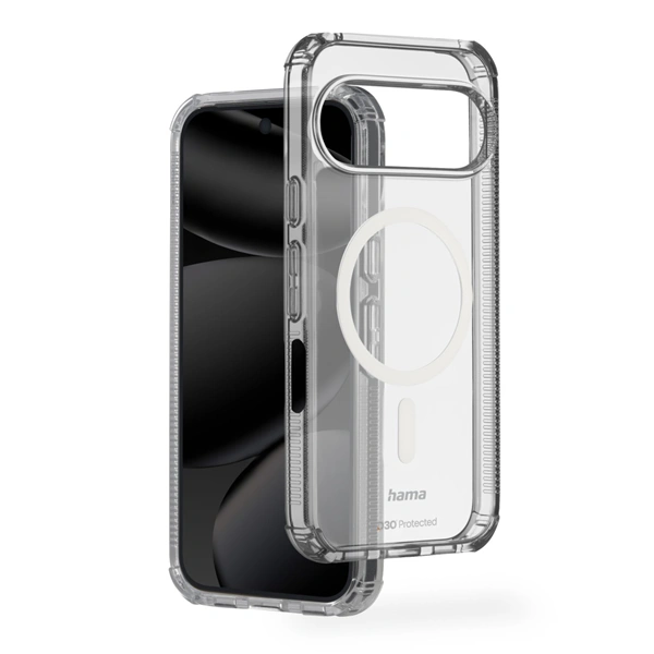 Hama Extreme Protect, kryt pro Google Pixel 10/10 Pro, magnetický, D3O®, nežloutne, průhledný