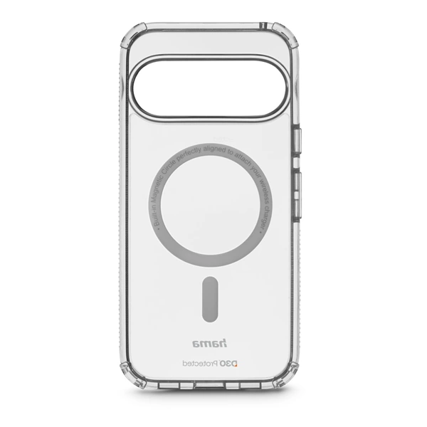 Hama Extreme Protect, kryt pro Google Pixel 10/10 Pro, magnetický, D3O®, nežloutne, průhledný