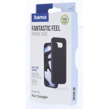 Hama Fantastic Feel, kryt pro Google Pixel 9a, hebký povrch, černý