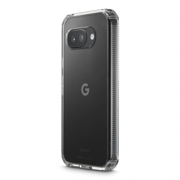 Hama Extreme Protect, kryt pro Google Pixel 9a, D3O®, nežloutne, průhledný