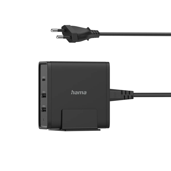 Hama rychlá stolní USB nabíječka, 1x USB-C, 2x USB-A, PD 65 W