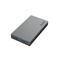 Hama USB 3.0 Hub 1:4, rychlé nabíjení, včetně kabelu a síťového zdroje