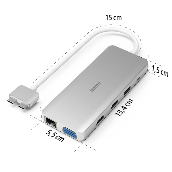 Hama USB-C hub Connect2Mac, multiport, pro Apple MacBook Air a Pro