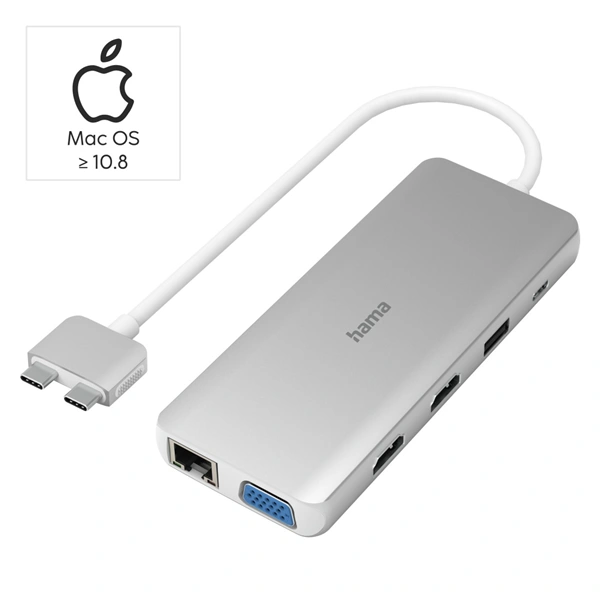 Hama USB-C hub Connect2Mac, multiport, pro Apple MacBook Air a Pro