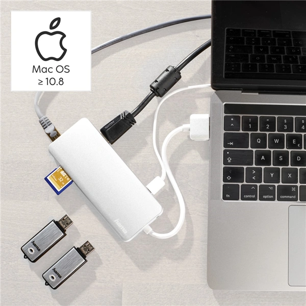 Hama USB-C hub Connect2Mac, multiport, pro Apple MacBook Air a Pro