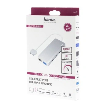 Hama USB-C hub Connect2Mac, multiport, pro Apple MacBook Air a Pro