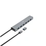 Hama USB hub, 7 portů, USB 3.2, 5 Gb/s, USB-C adaptér, síťový zdroj