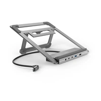 Hama USB-C dokovací stanice a stojan pro notebook Connect2Office Stand, 12 portů