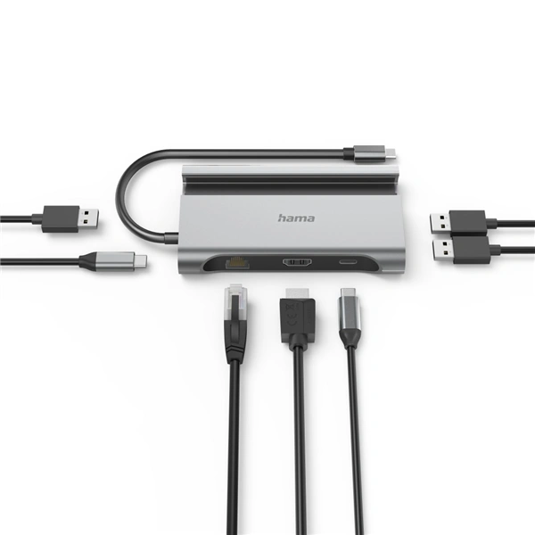 Hama USB-C hub Connect2Mobile V2, multiport, 7 portů