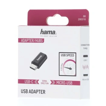 Hama redukce USB-C na micro USB, kompaktní