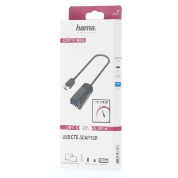 Hama redukce USB-C na USB-A (OTG), 5 Gb/s, 15 cm