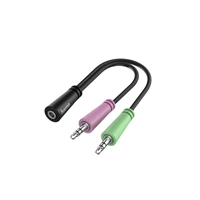 Hama headset redukce jack 3,5 mm 4pól. na 2x jack vidlici