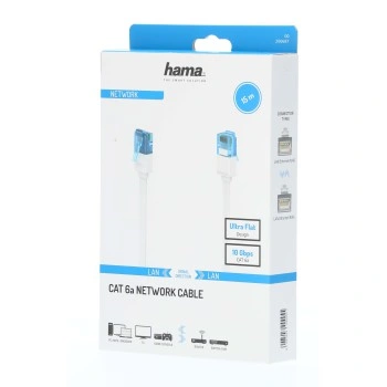 Hama síťový kabel Cat6 UTP RJ45, plochý, 15 m