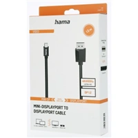 Hama kabel Mini DisplayPort na DisplayPort 1.2, 1,5 m, UHD/4K