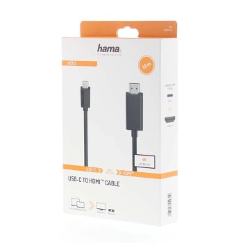 Hama kabel USB-C na HDMI 1,5 m, UHD/4K