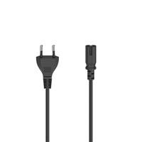 Hama síťový napájecí kabel, euro vidlice, 2,5 m