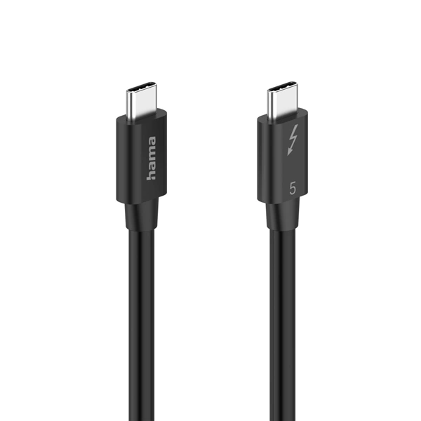 Hama Thunderbolt 5 kabel, USB-C, 1 m, 80 Gb/s, 240 W