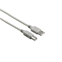 Hama USB 2.0 kabel typ A-B, 1,5 m, nebalený