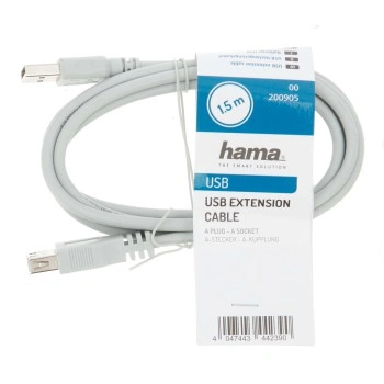 Hama prodlužovací USB 2.0 kabel 1,5 m, nebalený