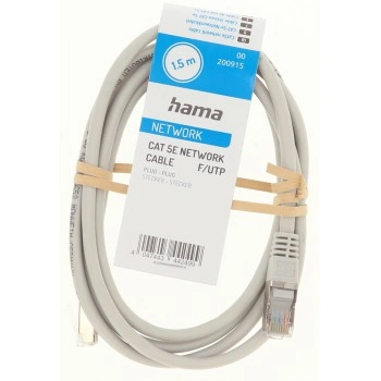 Hama síťový kabel Cat5e F/UTP RJ45 1,5 m, stíněný, nebalený