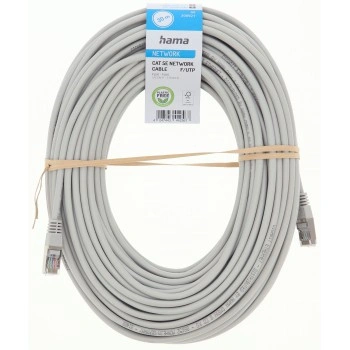 Hama síťový kabel Cat5e F/UTP RJ45 30 m, stíněný, nebalený