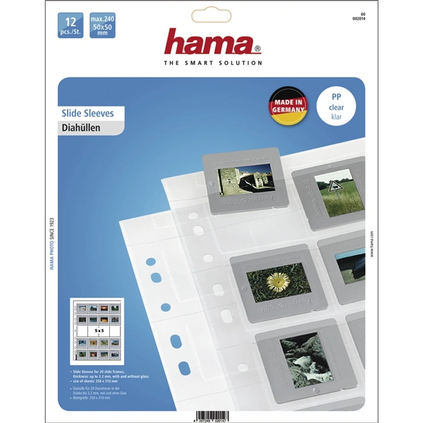 Hama obal pro 20 diarámečků 5x5 cm, 3,2 mm, 12 ks