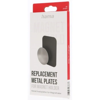 Hama kovové destičky pro magnetické držáky mobilu, set 2 ks