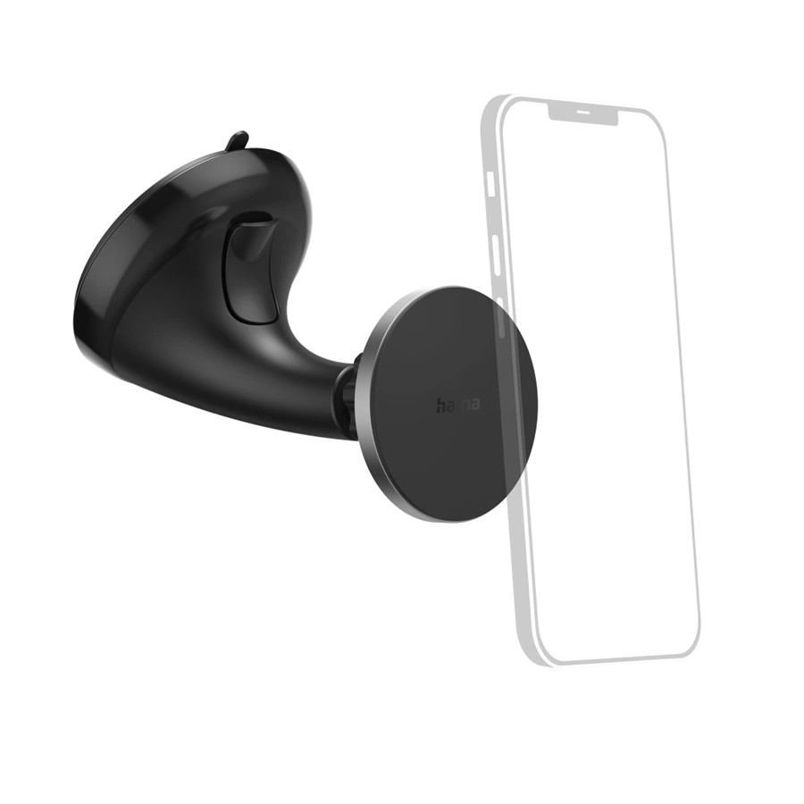 Hama MagLock, magnetický držák telefonu, s přísavkou na čelní sklo vozidla, kompatibilní s MagSafe