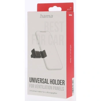 Hama Flipper, univerzální držák mobilu ve vozidle, na ventilační mřížku, pro šířku 6-8 cm, černý