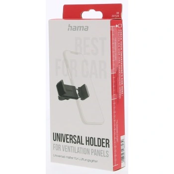 Hama Compact, držák mobilu do auta, připevnění k ventilační mřížce, otočný o 360°, univerzální