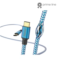 Hama kabel Reflective USB-C 2.0 typ C-C 1,5 m, modr