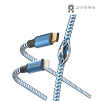Hama MFi USB-C Lightning kabel Reflective pro Apple, 1,5 m, modr