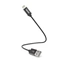 Hama MFi USB kabel pro Apple, USB-A Lightning, 0,2 m, opletený, černý