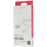 Hama MFi USB kabel pro Apple, USB-A Lightning 1,5 m, bl