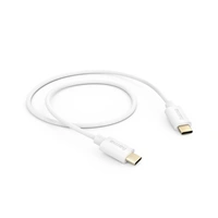 Hama kabel USB-C 2.0 typ C-C 1 m, bílá