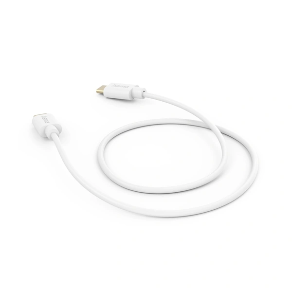 Hama kabel USB-C 2.0 typ C-C 1 m, bílá