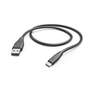 Hama kabel USB-C 2.0 typ A-C 1,5 m, černý