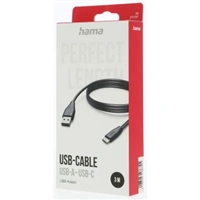Hama kabel USB-C 2.0 typ A-C 3 m