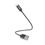 Hama kabel USB-C 2.0 typ A-C 0,2 m, opletený, černý