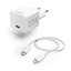 Hama set: rychlá USB nabíječka USB-C PD 20 W + kabel USB-C Lightning 1 m