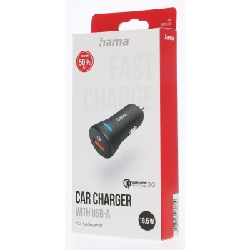 Hama rychlá USB nabíječka do vozidla QC 3.0 19,5 W