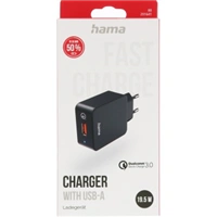 Hama rychl USB nabjeka QC 3.0, 19,5 W