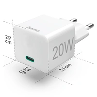 Hama rychl USB nabjeka, USB-C PD/QC 20 W