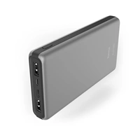 Hama ALU15HD, powerbanka, 15000 mAh, 3 výstupy: 1x USB-C, 2x USB-A, hliníkové provedení, stříbrná